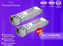 Cisco Compatible 10G SFP BX U / BX D 80km