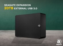 Seagate Expansion 20TB External Hard Drive HDD - USB 3.0, with Rescue Data Recovery Services