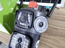 Simsiz 4G sim kartl Solar ptz 4 kamera 360° 8mp/4K