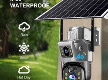 Simsiz 4G sim kartlı Solar ptz 2 kamera 360° 8mp/4K