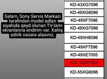 "SONY" TV təmiri