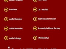 Qrafik dizayner işi axtarıram