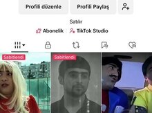 "TikTok" səhifəsi