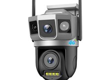 Simsiz Wifi ptz 2 kamera 360° 8mp/4K +64gb 
