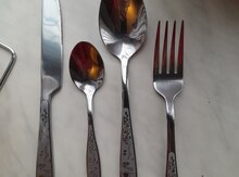 Qaşıq, çəngəl, bıçaq dəsti