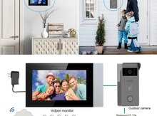 Tuya Home Smart domofon 2 wire (Sensor, WiFi, 7 Düym)