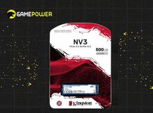 SSD “Kingston NV3 500GB SNV3S/500G 5000MB/s  M.2 PCI-E”