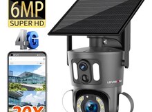 Simsiz 4G sim kartlı Solar ptz 2 kamera 360° 8mp/4K