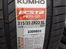 "Kumho" şinləri 275/40 R22, 315/35 R22