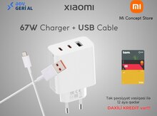 Orjinal Xiaomi Adapteri 67W Charger+ USB Cable