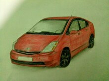 Rəsm "Toyota Prius"