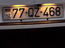 Avtomobil qeydiyyat nişanı - 77-QZ-468 itib