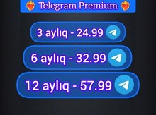 "Telegram Premium" səhifəsi