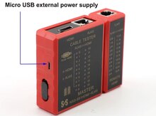 Multifunctional HDMI-Compatible HD Tester Network Cable RJ45 Lan 8P8C POE Anti Burn RJ11 Telephone L
