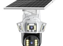 Simsiz 4G sim kartl Solar ptz 2 kamera 360° 8mp/4K