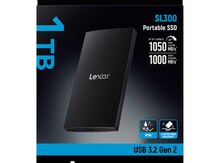 External  SSD "Lexar SL300 1TB USB-C 3.2 Gen 2" (1050MB/s Sürət)