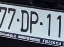 Avtomobil qeydiyyat nişanı - 77-DP-111