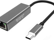 USB Type-C To RJ45 100/1000Mbps Lan Internet Cable Ethernet adapter