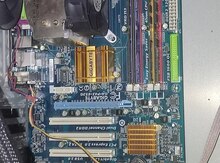 Ana plata "Gigabyte GA-P43-ES3G + Core 2 Quad Q8400"
