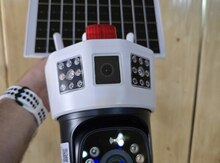 Simsiz 4G sim kartl Solar ptz 2 kamera 360° 8mp/4K