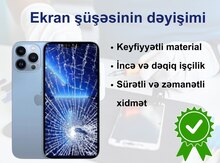"Apple iPhone" ekran şüşəsinin dəyişimi
