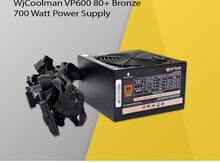 Qida bloku " WjCoolman VP600 80+ Bronze 600 Watt"