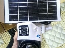 Simsiz 4G sim kartl Solar ptz 2 kamera 360° 8mp/4K