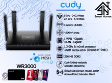 Router "Cudy AX3000 Gigabit Wi-Fi 6 Mesh, Model: WR3000"