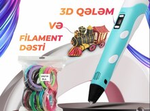 3D qələm və filament dəsti