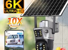 Simsiz 4G sim kartlı Solar ptz 2 kamera 360° 8mp/4K