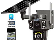 Simsiz 4G sim kartl Solar ptz 2 kamera 360° 8mp/4K