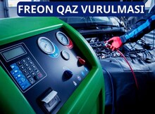 Avtomobilə freon qaz vurulması