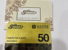 "Adore, Sabina" hədiyyə kartları