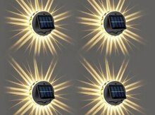 Günəş enerjisi ilə işləyən fasad işıqları 
