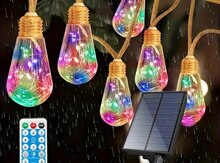 Günəş enerjisi ilə işləyən 16 lampalı dekorativ iş