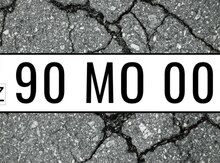 Avtomobil qeydiyyat nişanı - 90-MO-008