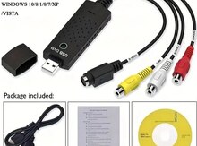 Video kasetlərin kompüterə köçürmək USB cihaz