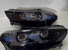 "BMW G05" LED faraları