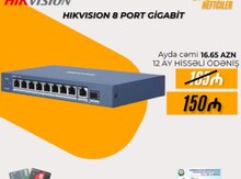 HIKVISION 8 port Gigabit