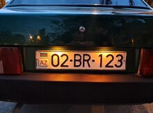 Avtomobil qeydiyyat nişanı - 02-BR-123