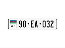 Avtomobil qeydiyyat nişanı -90-EA-032