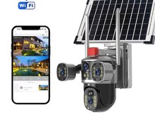 4G sim kartlı solar 360° FHD kamera 8MP/4K+64GB