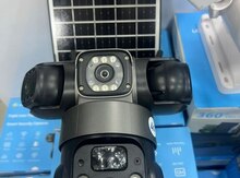 Simsiz 4G sim kartlı solar ptz 4 kamera 360° 8mp/4K