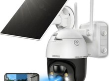 Simsiz 4G sim kartlı Solar ptz kamera 360° 3mp/2K