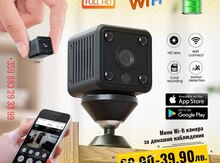 Wifi batareyalı mini kamera 10 gün enerji+64GB