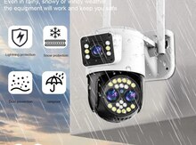 Wi-Fi PTZ Kamera 360°FHD 8MP/4K+64GB