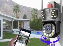 Wi-Fi PTZ kamera 360°FHD 8MP/4K+64GB
