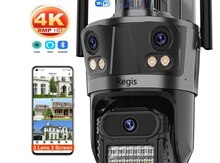 Wi-Fi PTZ kamera 360°FHD 8MP/4K+64GB