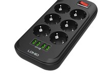 Kabel uzadıcı "LDNIO SE6403 6 Priz" + 4 USB