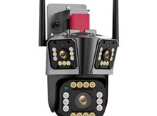 WiFi PTZ kamera 360°FHD 8MP/4K+64GB